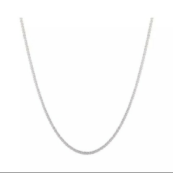 Beautiful Sparkling Silver Necklace - Picture 6 of 6